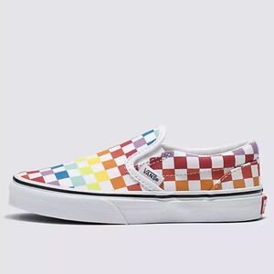 Vans Multicolor Checkered Kids Shoes